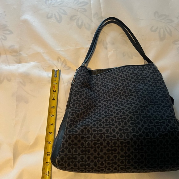 Coach “Madison Phoebe OP Art” vintage leather/canvas bag - Picture 8 of 8